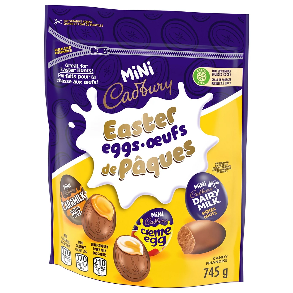 Friandises Cadbury Mini Œufs De Pâques Assortis (Sac Refermable)