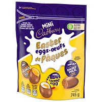 Cadbury, Mini Assorted Eggs, Individually Wrapped, Easter Chocolatey Candy