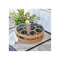 Better Homes & Gardens Rattan Large Beverage Tray