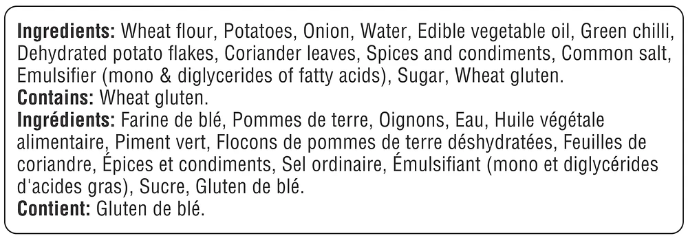 Amul Aloo Paratha 500g Délicieuse purée de pommes de terre mélangée aux épices farcie dans un pain plat