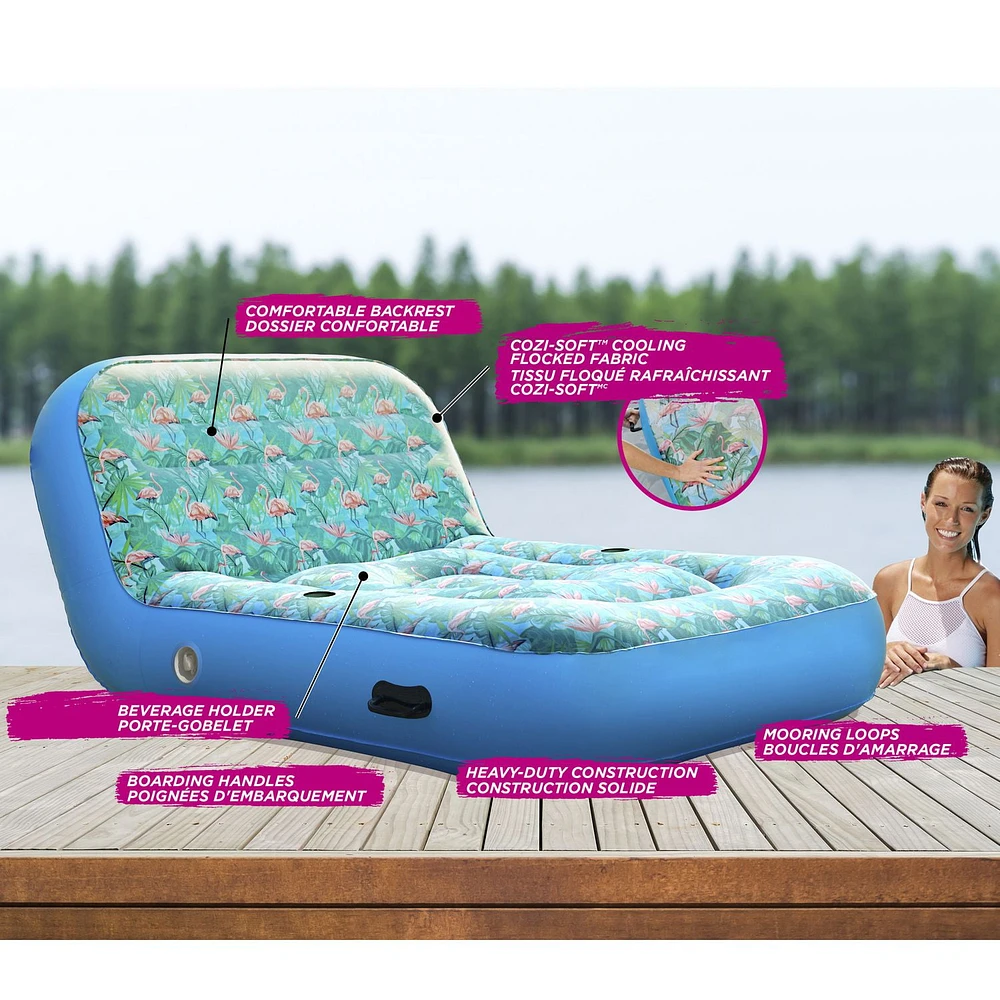 Key West Ultra Cushioned Two Person Comfort Lounge