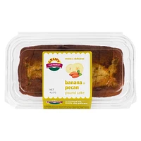 Banana Pecan Pound Cake, Sliced Pound Cake