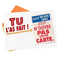 Carte comique de fête – Hallmark (Ne regarde pas à l'intérieur de cette carte)