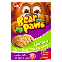 Bear Paws Baked Apple Cookies, Dare, 240 g