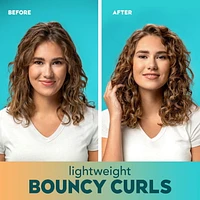 Revitalisant OGX Lightweight + Coconut Fine Curls, revitalisant léger à l'eau de coco