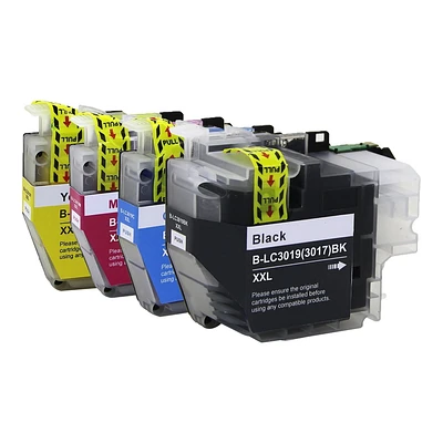 L-ink Compatible Ink cartridge set LC20E (LC-20E) (Back, Cyan, Magenta, Yellow)