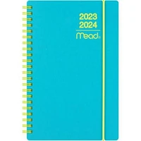 Agenda De Poche Hebdomadaire/Mensuel 2024 Mead, Pop En Couleurs Agenda hebdomadaire