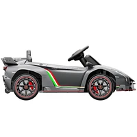 KidsVip Limited Edition Lamborghini Veneno 12V 4X4 Toddlers 1-Seater Remote Control Ride On Car