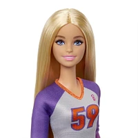 Barbie-Métiers-Poupée Barbie articulée Joueuse de Volleyball