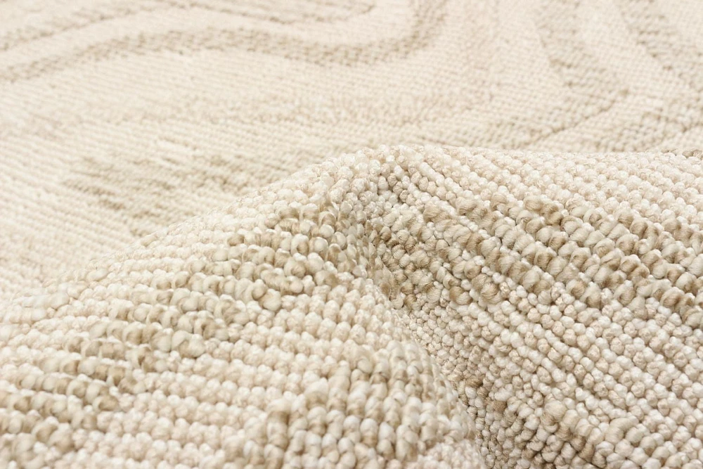 ECARPET Jute Style Area Rug for Bedroom, Living Room