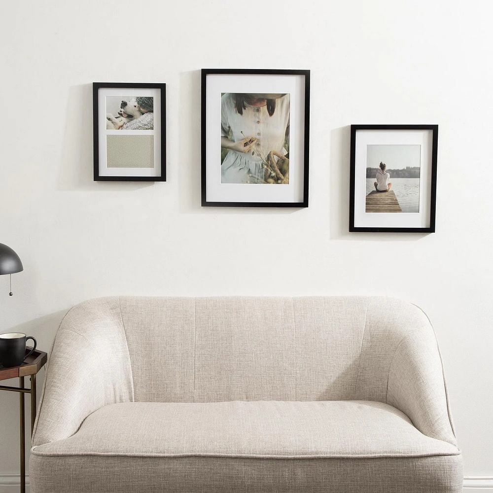 Cadre photo hometrends Gallery noir 27,9x35,6 cm/20,3x25,4 cm