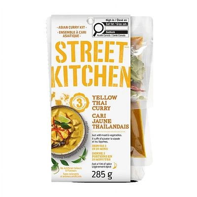 Street Kitchen - Yellow Thai Curry Kit (255g), A fast and easy authentic culinary adventure awaits