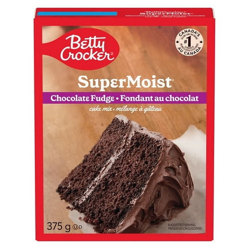 Betty Crocker Mélange à gâteau Super Moist Fondant au chocolat 375 g