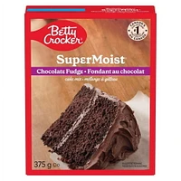 Betty Crocker Mélange à gâteau Super Moist Fondant au chocolat 375 g