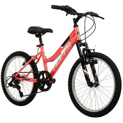Huffy Rock Creek 20-inch Girls’ 6-speed Mountain Bike, Pink, 5-9 years old