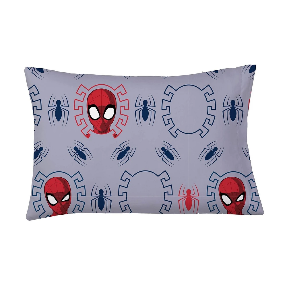 Spider-Man Ensemble de Literie 4 Pièces pour Lit 1 Place + En Prime un Sac