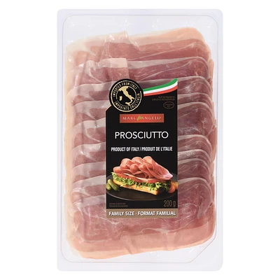 Marcangelo Prosciutto, Family Size, sliced, imported from Italy