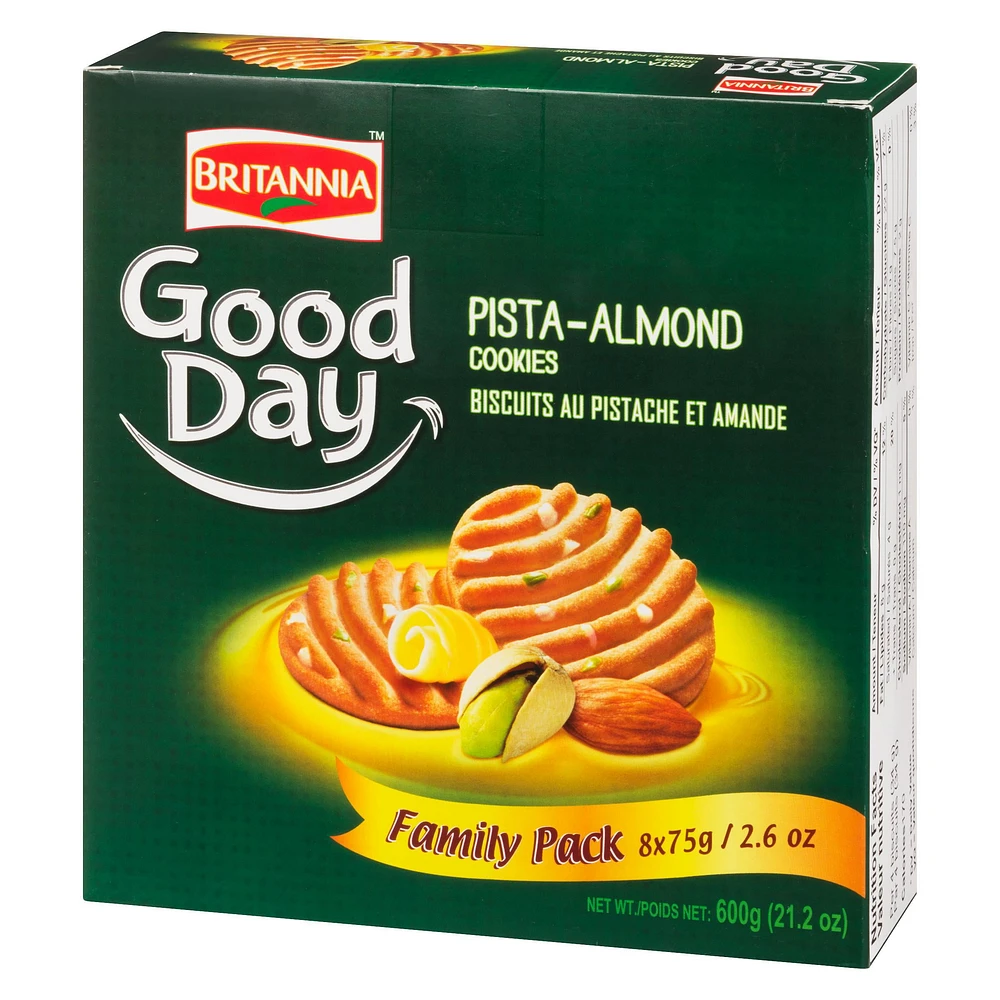 Britannia Goodday Pista Badam Pack familial Biscuits Pista Badam