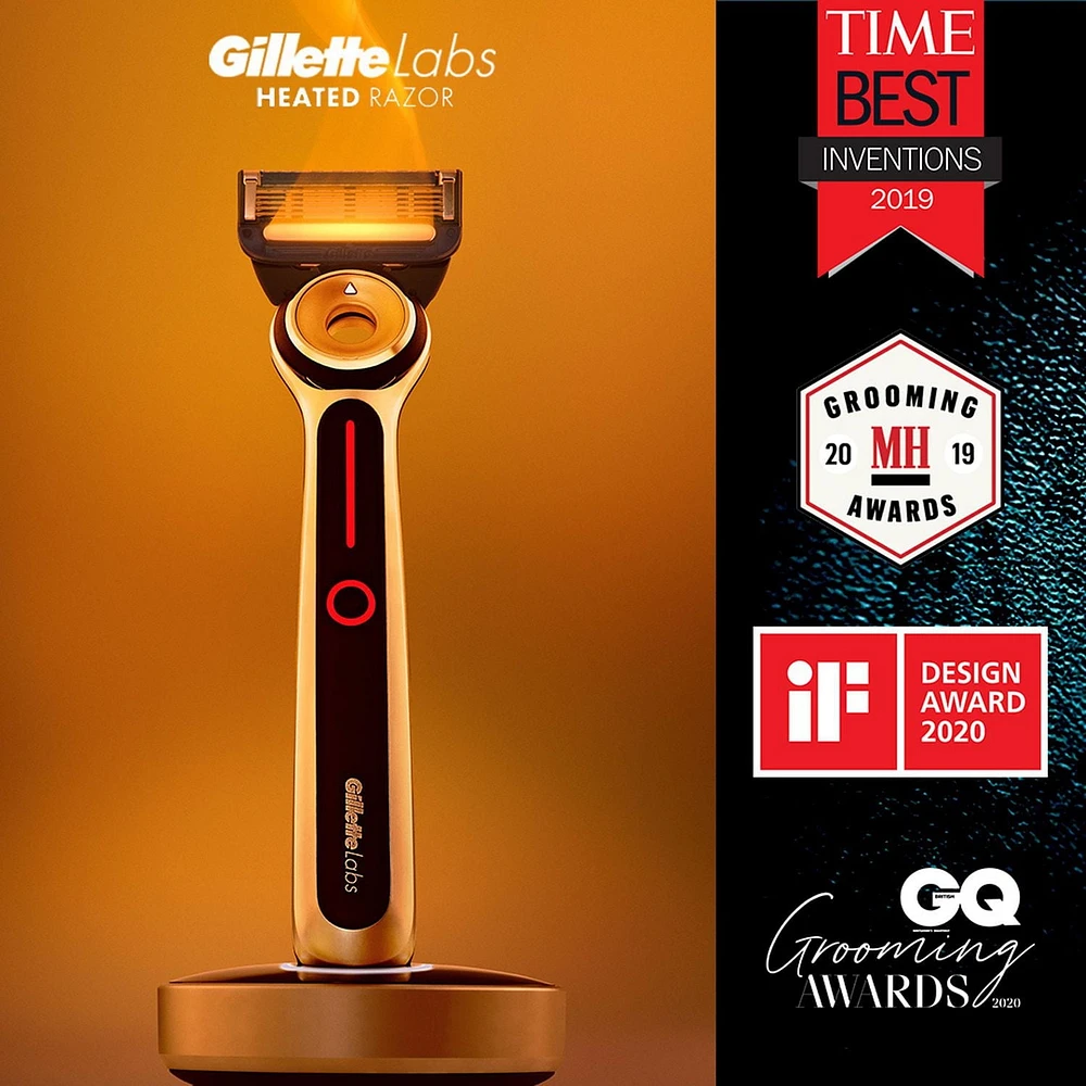 Trousse de départ de rasoir chauffant Gillette Labs