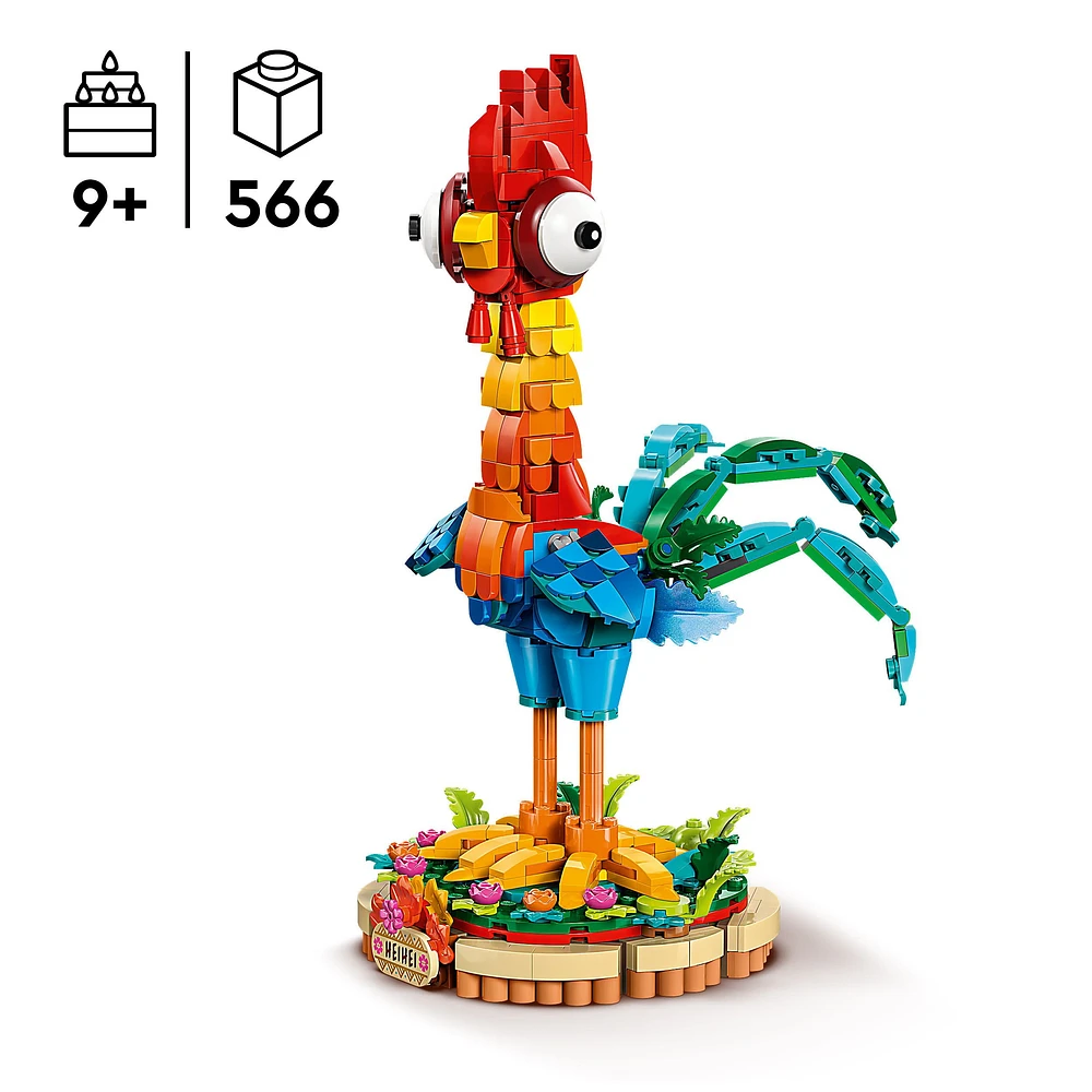LEGO Disney Moana 2 Heihei - Building Toy for Kids, Girls & Boys, Ages 9+ - Moana & Disney Toy for Fans - Gift Idea for Birthday - 43272