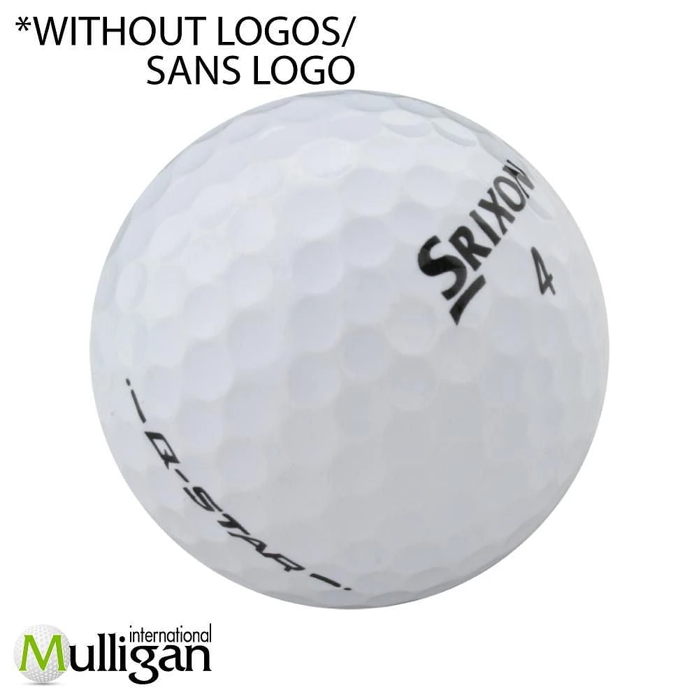 Mulligan - 48 balles de golf récupérées Srixon Q-Star 5A Pristine, Blanc