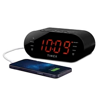 FM Dual Alarm Clock Radio with USB Charging, FM Dual Alarm Clock Radio