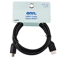 Câble HDMI optimisé de 1,2 m (4 pi) onn. Son/audio riche
