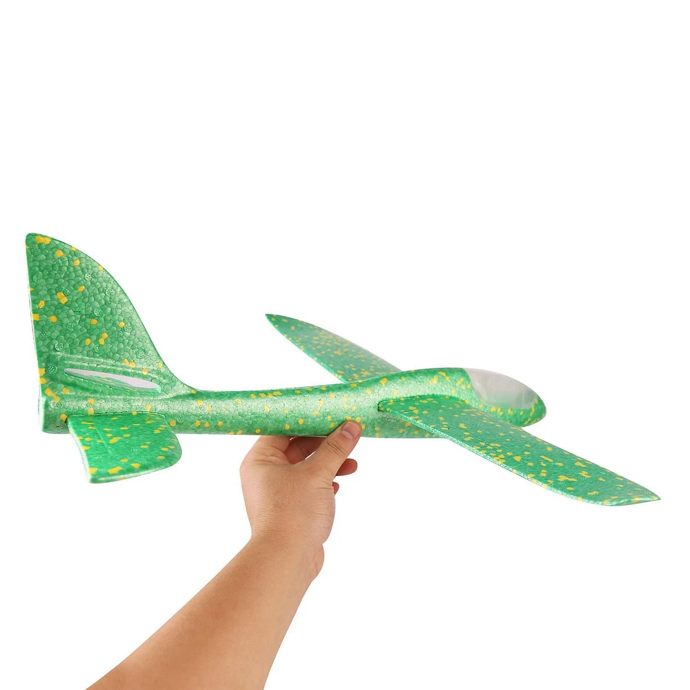 Façon de célébrer ! AVION EN MOUSSE LUMINEUSE, NOUVEAUTÉ