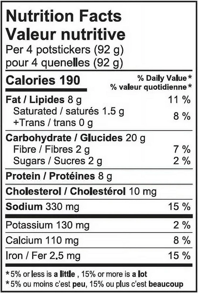 Siwin Chicken And Vegetable Potsticker, 454 g