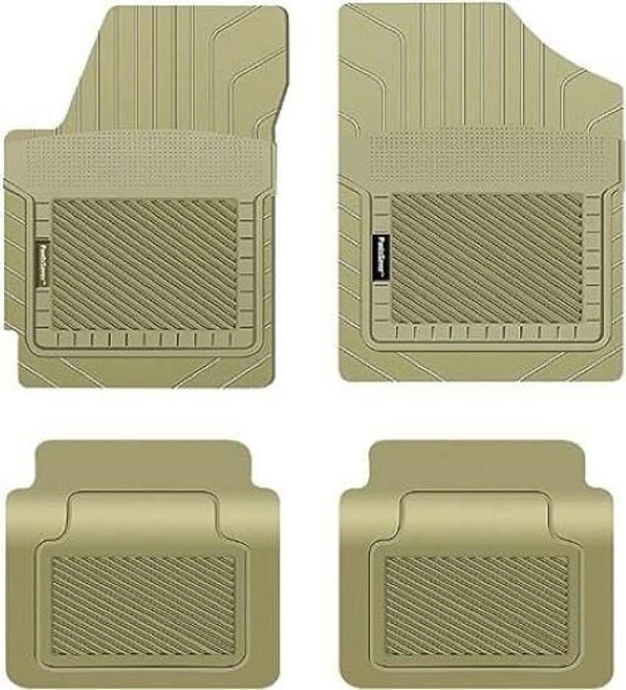 PantsSaver Tapis de sol sur mesure pour Hyundai Azera 2012-2017 Protection toutes saisons (Beige)