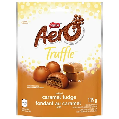 AERO Truffle Salted Caramel Fudge Pouch, 135 g
