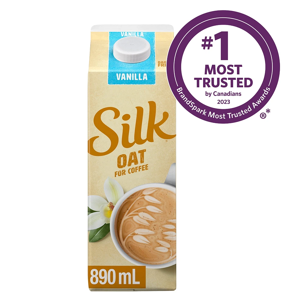 Silk Oat Coffee Creamer, Vanilla, Dairy-Free, 890 mL