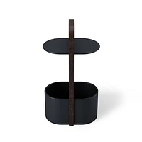 Table de rangement Umbra Bellwood, noir / noyer
