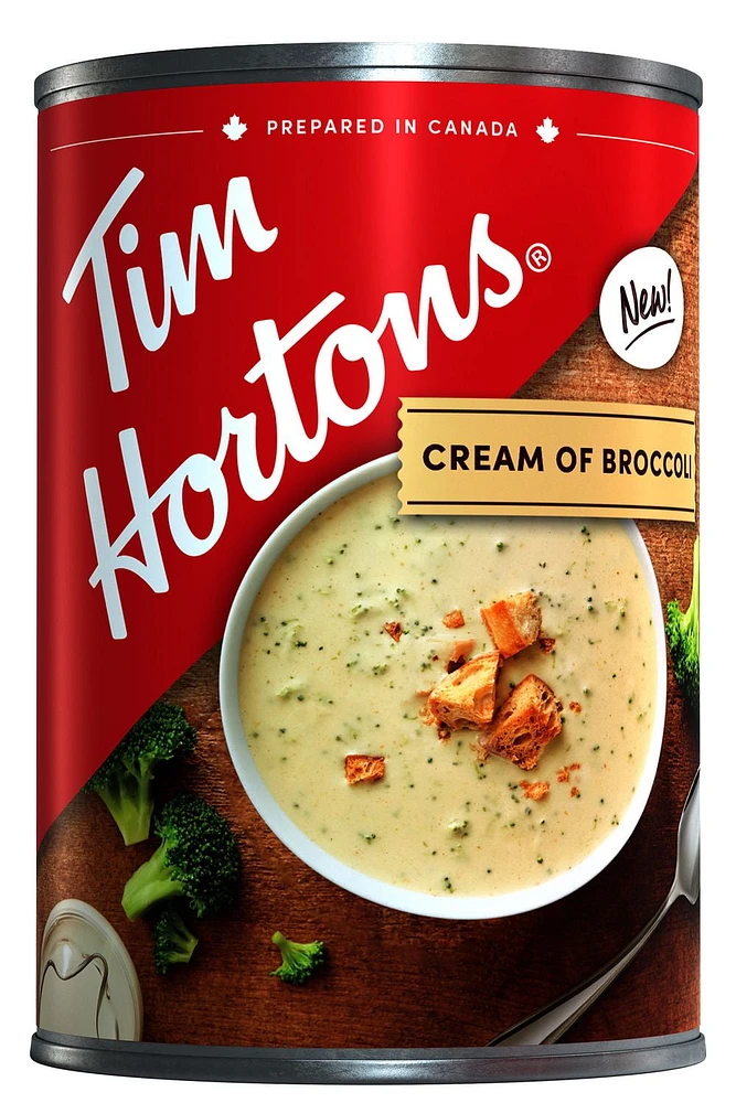 TIM HORTONS CREAM OF BROCCOLI, 540 ML