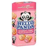 Meiji Hello Panda Cookies - Strawberry, 60 g