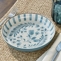 Ensemble de 4 bols à dîner en mélamine et bambou bleu de 8,5 pouces de Better Homes & Gardens