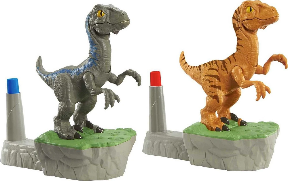 Jeu ​Rock ‘Em Sock ‘Em Robots Blue contre Dino de Course