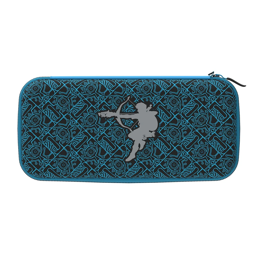 PDP Étui de voyage GLOW: Sheikah Shoot - Nintendo Switch, Nintendo Switch Lite, & Nintendo Switch - OLED Model PDP Travel Case GLW Sheikah