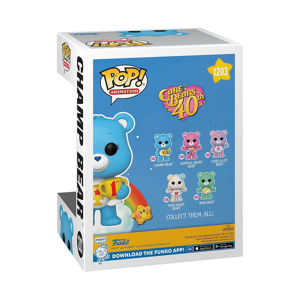 Funko Pop! Animation: Care Bears 40th Anniversary - Champ Bear Vinyl Figure with Chase