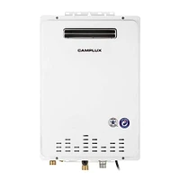 Camplux Chauffe-eau Sans Réservoir au Gaz Naturel Pro, Chauffe-Eau au Gaz Naturel Outdoor de 6,86 GPM avec Contrôle Avancé du Débit Haute Capacité, Chauffe-Eau au Gaz Naturel Résidentiel pour 3 à 4 Pe