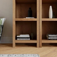 Prepac Moda 5 Shelves Bookcase Natural Oak