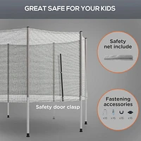 Soozier 14ft Frence Replacement Round Trampoline Enclosure（Net Enclosure Only）