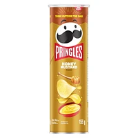 Pringles Honey Mustard Flavour Potato Chips 156g