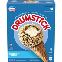 NESTLÉ® DRUMSTICK® Vanille, emballage de 4 4 x 140 ml 560 ML
