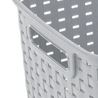 Grand panier tressé de Sterilite en gris 1 panier