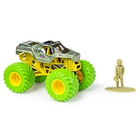 Monster Jam, Official Soldier Fortune Monster Truck, Die-Cast Vehicle, Nitro Neon Series, 1:64 Scale