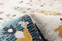 Tapis Lavable ECARPET Boho Chic pour Chambre, Salon, Chambre d'Enfant, Couloir
