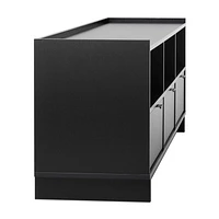 Prepac Simply Modern White 3 Drawer 70.25" W x 22" H x 16" D TV Stand