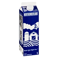 Northumberland Partly Skimmed 2% Milk, 1 L