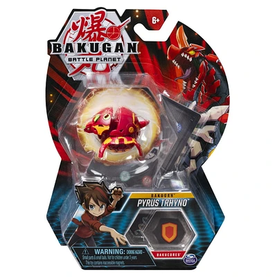 Bakugan, Pyrus Tryhno, Créature transformable à collectionner de 5 cm, à partir de 6 ans